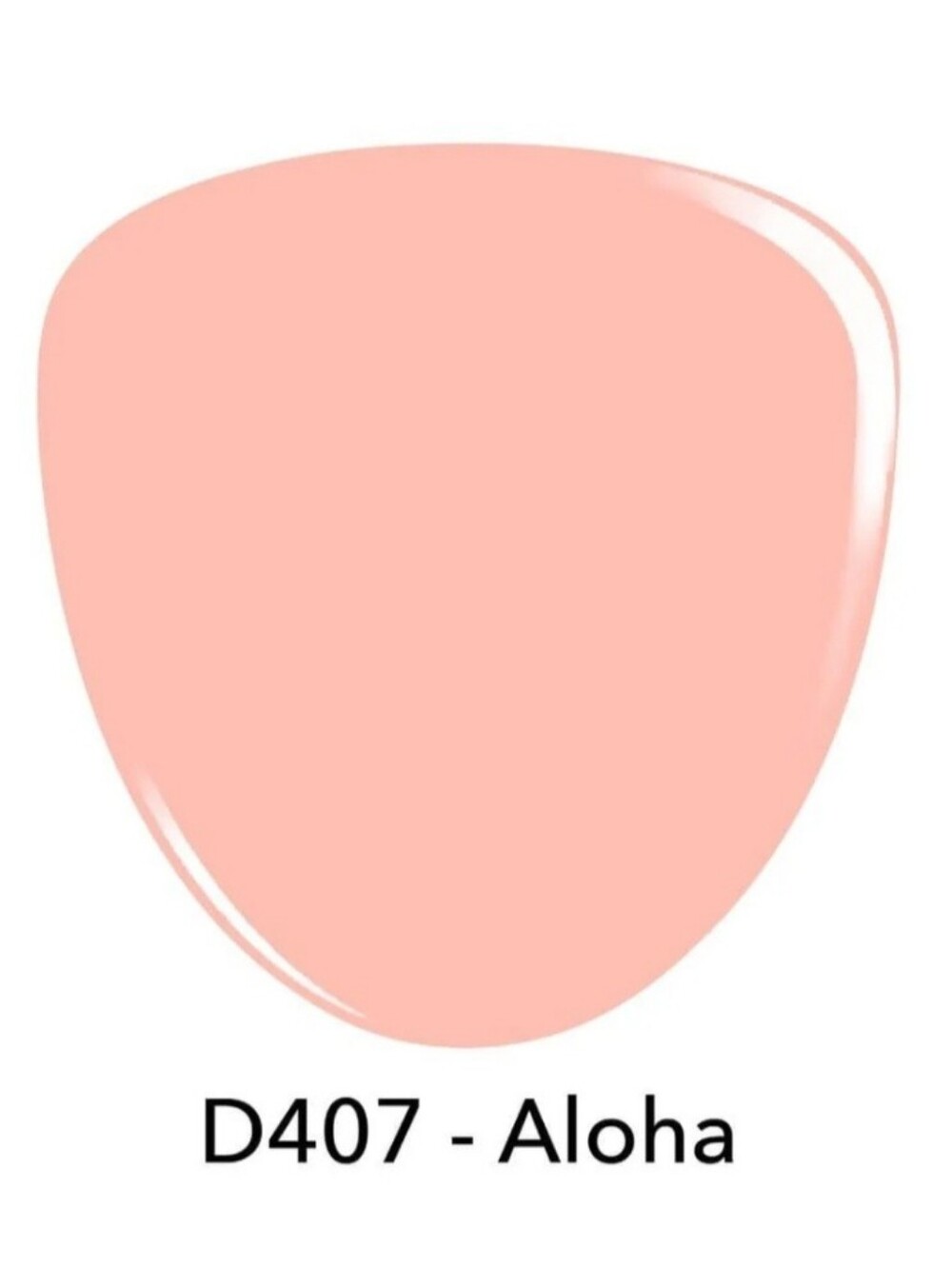 Revel Nail Dip Powder in color "Aloha" peach Pastel cream